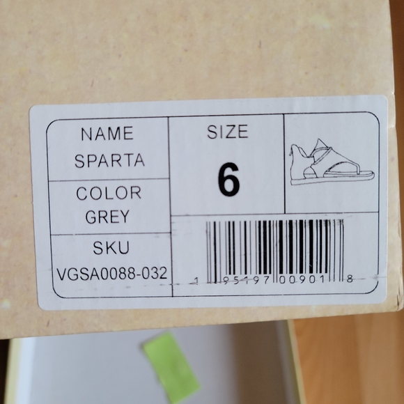 Very G Shoes Womens Sparta Very G Gypzy Jazz Grey Sandals Poshmark